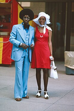 Velklædte afroamerikanere, 1975