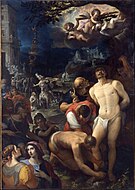 聖セバスティアンの処刑の準備 (1599) ナンシー美術館