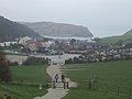 Thumbnail for File:Wet day above Lulworth Cove - geograph.org.uk - 710931.jpg