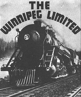 <i>Winnipeg Limited</i> Former overnight passenger train between St. Paul and Winnipeg