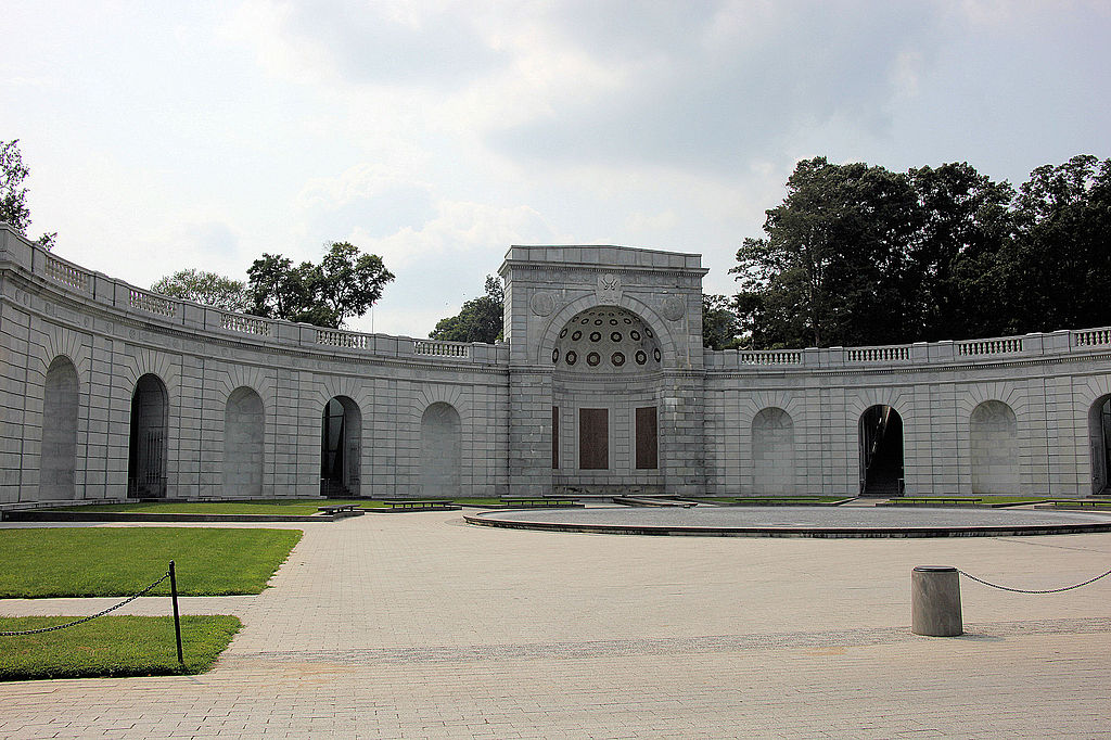 Women in Military Service for America Memorial - ground view from SE - 2011