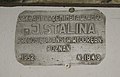 Tabliczka dawnych Zakładów im. J. Stalina (dziś H. Cegielski)