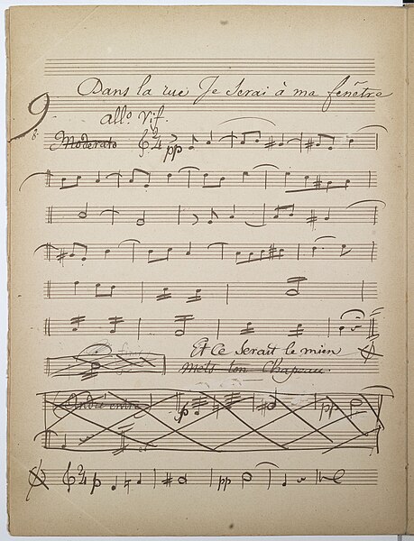 File:"André Gérard. Drame en 5 Actes. Musique de M. Ancessy.... Première Représentation le 30 Avril 1857. Odéon." Musique de scène pour la, pièce de Victor Séjour - btv1b525044130 (140 of 574).jpg