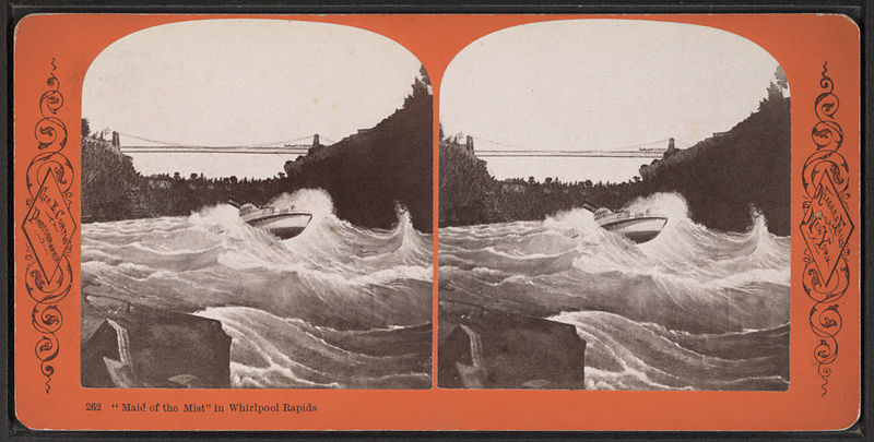 File:"Maid of the Mist" in Whirlpool Rapids, by Curtis, George E., d. 1910 4.jpg