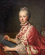 Portrait de Madame Victoire, fille de Louis XV - François-Hubert Drouais - Musée des Beaux-Arts d'Agen