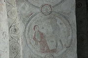 English: Fresco in Örberga church.