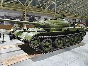 Танк Т-54 образца 1946 года в Музее отечественной военной истории в Падиково