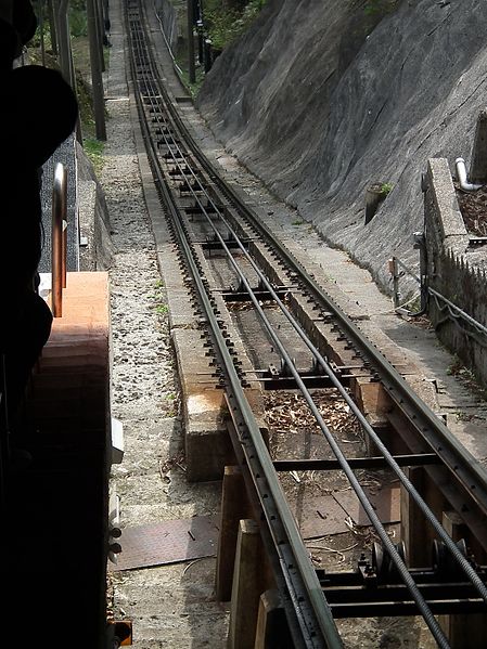 File:登山纜車軌道 - panoramio.jpg