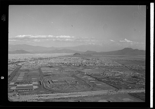 Aerial view of the circuit, November 1962.