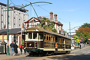 Wagen 244 der Christchurch Heritage Tramway