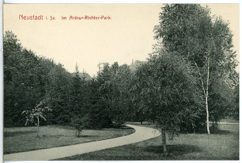 File:14116-Neustadt-1912-Arthur-Richter-Park-Brück & Sohn Kunstverlag.jpg