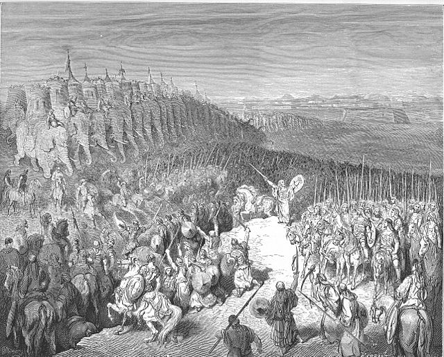Judas Maccabeus before the army of Nicanor, by Gustave Doré