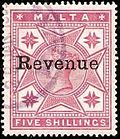 Thumbnail for Revenue stamps of Malta