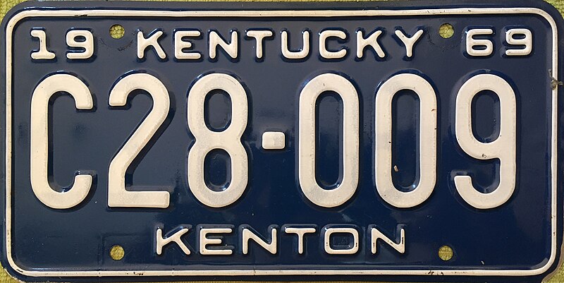 File:1969 Kentucky license plate.jpg