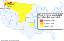 Gran área amarilla en el mapa