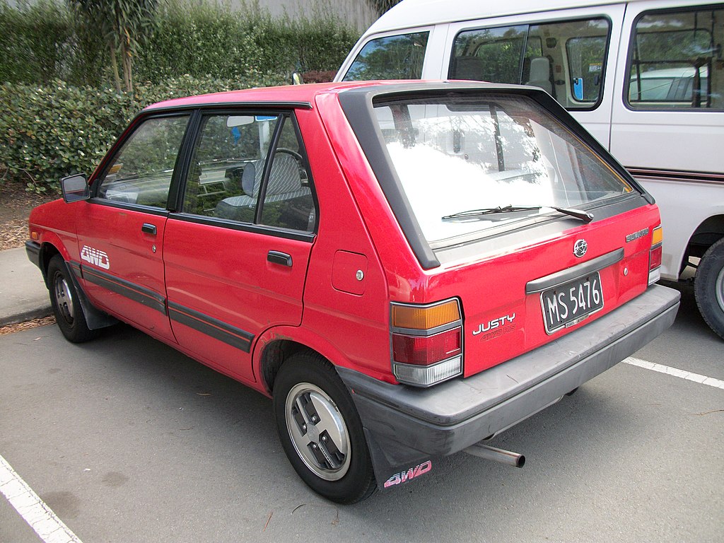 ファイル1986 Subaru Justy 4WD (6553107375).jpg Wikipedia