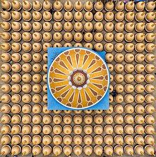 Top view of 201 Dome Mosque, Tangail. Photograph: Azim Khan Ronnie