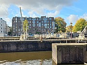 Flip Fluitketel op de Amstelsluizen voor Carré (oktober 2022)