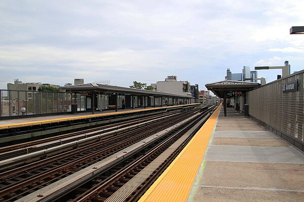 View from southbound platform