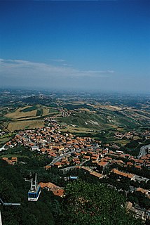 Cailungo Village in Borgo Maggiore, San Marino