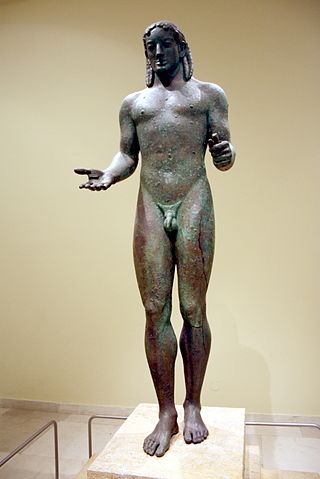 <i>Piraeus Apollo</i> Archaic Greek bronze sculpture
