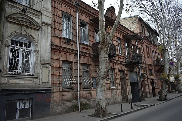 The building at 93 Uznadze Street in Tbilisi, where Khachaturian lived between 1906 and 1922