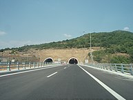 A2 Motorway, Greece - Section Ioannina-Driskos - Driskos-Tunnel, southern entry - 03.jpg