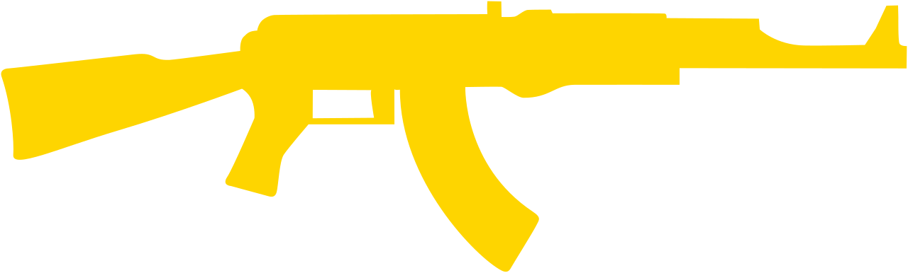 File:AK-47 Rifle silhouette.svg - Wikimedia Commons