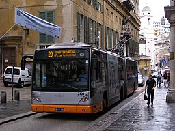 AMT VanHool NewAG300T (2105) - via Balbi, Genoa