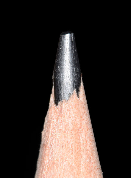 File:A Lead pencil on black background 8575.jpg