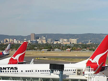 AdelaideAirportSkyline