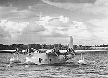 A Short Sunderland flying boat of No. 422 Squadron at Castle Archdale, Northern Ireland Air Ministry Second World War Official Collection CH12236.jpg