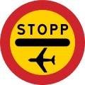 Airport stop sign (type 2).svg