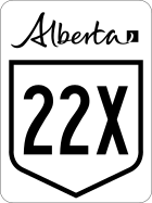 Highway 22X shield