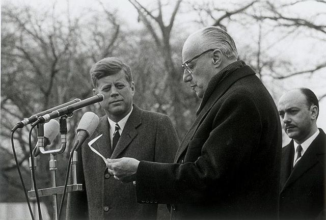President Jorge Alessandri with President John F. Kennedy (1962)