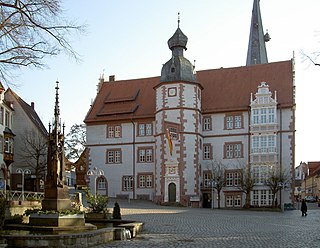 Alfeld Place in Lower Saxony, Germany