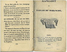 Alphabet des Écoles du dimanche (1827)