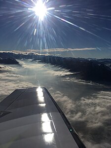 View over Berner Alps