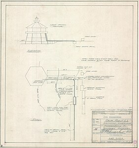 Alteration Plan to the Sanitary Facilities from 1959