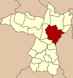 Lokasi kabupaten di provinsi Khon Kaen