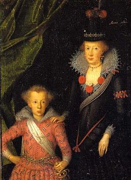 Anne Catherine du Danemark avec Christian, 1611.