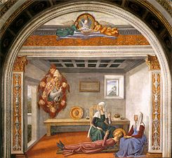 Annonce de la mort de sainte Fina (1472) Duomo di San Gimignano