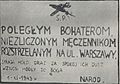 Anonymous commemoration of the victrims of street executions in occupied Warsaw (November 1943).jpg