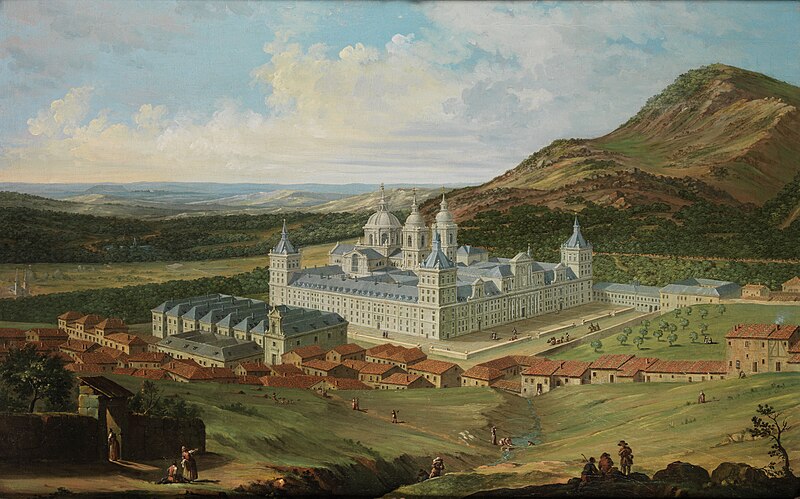 File:Antonio Joli - Vista del Real Sitio y Monasterio de San Lorenzo de El Escorial.jpg