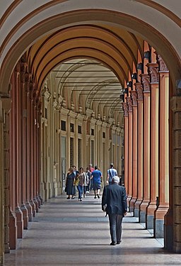 Arcades in Bologna