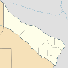 Mapa lokalizacyjna prowincji Formosa