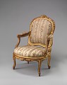 Louis Delanois, fauteuil (Metropolitan Museum)