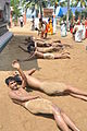 A view of the urul nercha ritual held in connection with the annual festival of the Ashtamudi Sri Veerabhadra Swami temple near Kollam