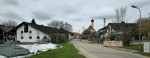 Ausserbittlbacher Ortskern von Ost