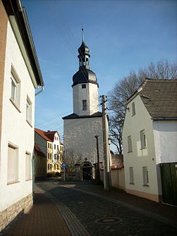 Aylsdorf town center with church